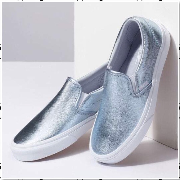 vans slip on gray dawn